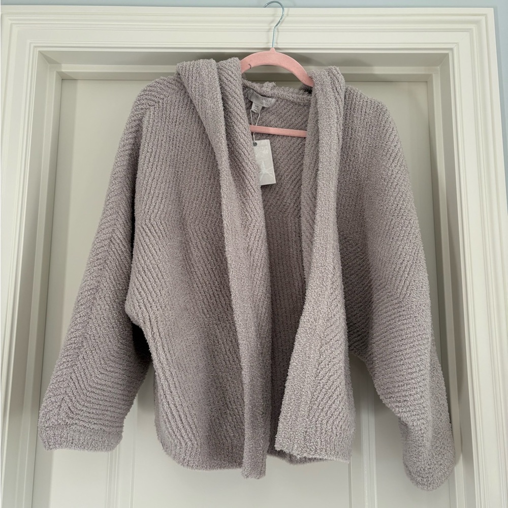 CozyChic® Chevron Rib Cardigan - Picture 4 of 6